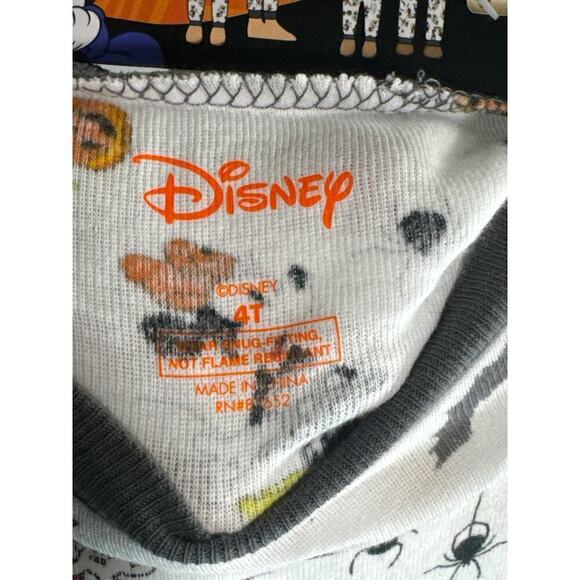 Disney Minnie & Mickey Halloween Two Pieces Pajamas Set Size 4T NWT - Picture 4 of 6